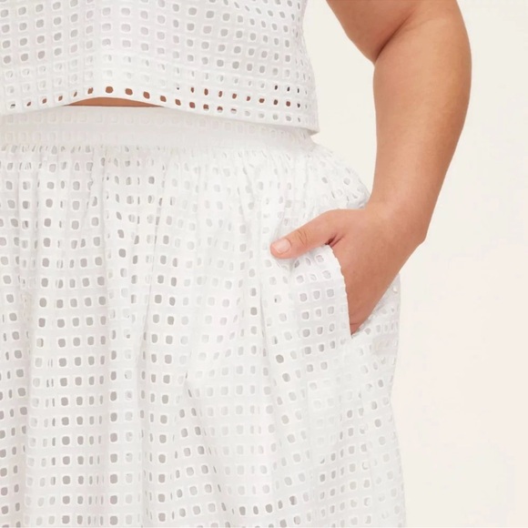 SALE! NWT Eyelet Volume Midi Skirt from kate spade new york x Target - Picture 3 of 7